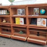 Bibliothèque de notaire vintage