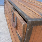 Old travel trunk