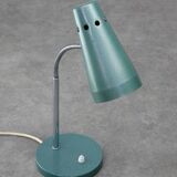 Mid-Century Italian Table Lamp in Blue Metal
