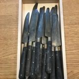Lot de 39 couteaux anciens années 40