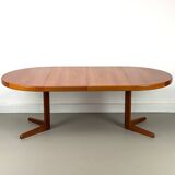Table de Salle à Manger Ronde en Teck par HW Klein pour Bramin, Danemark, 1960s