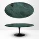Original oval knoll tulip dining table (244cm) aple verdi gloss like new!!
