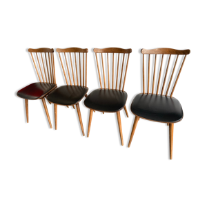 Série de 4 chaises baumann