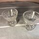 Vintage crystal shells in cut glass