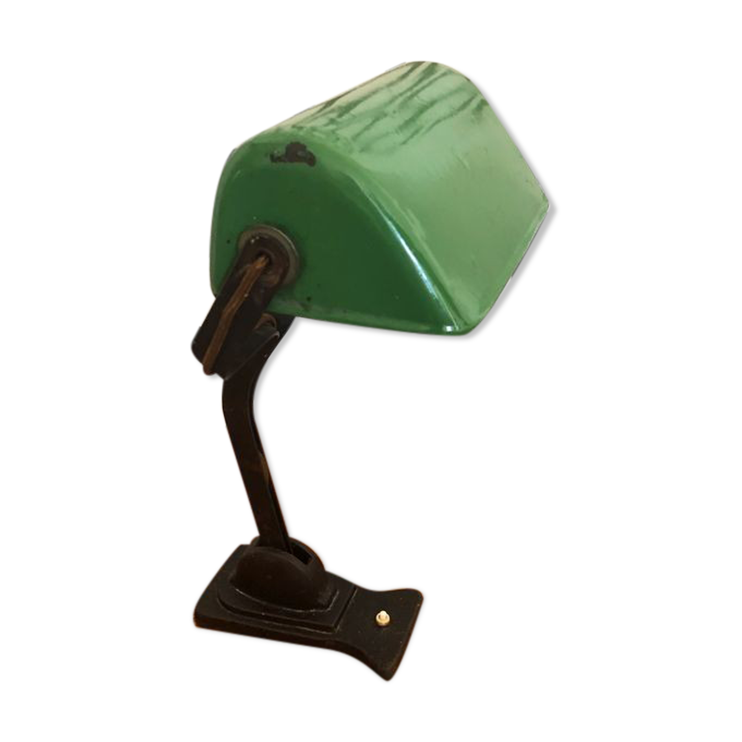 Old lamp type notary lamp Erpe enamelled