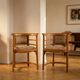 Bentwood armchairs Josef Hoffmann style wood 1920s Europe