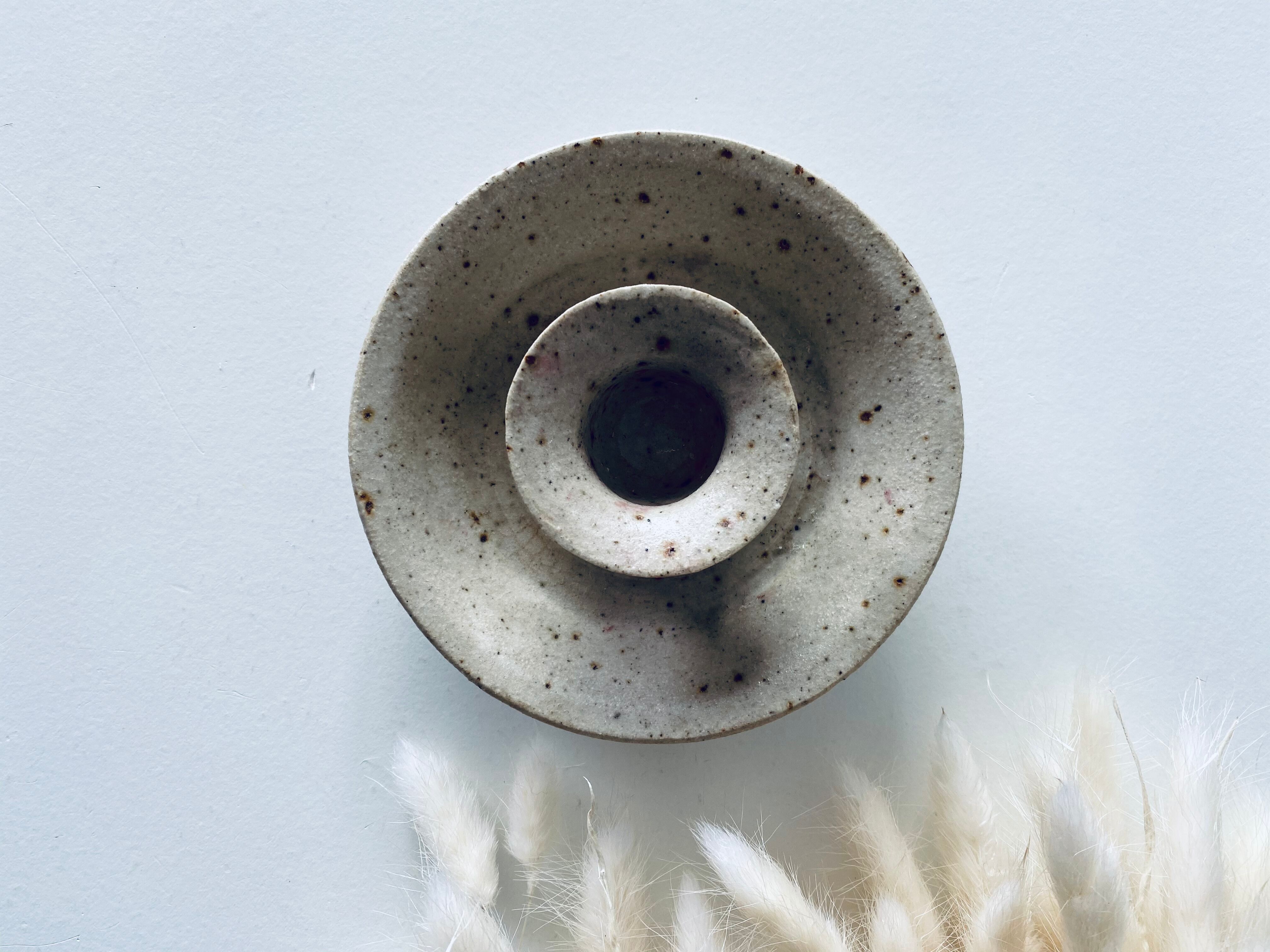 FP-signed sandstone bougeoir