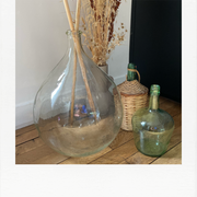 Demijohn in wicker dress