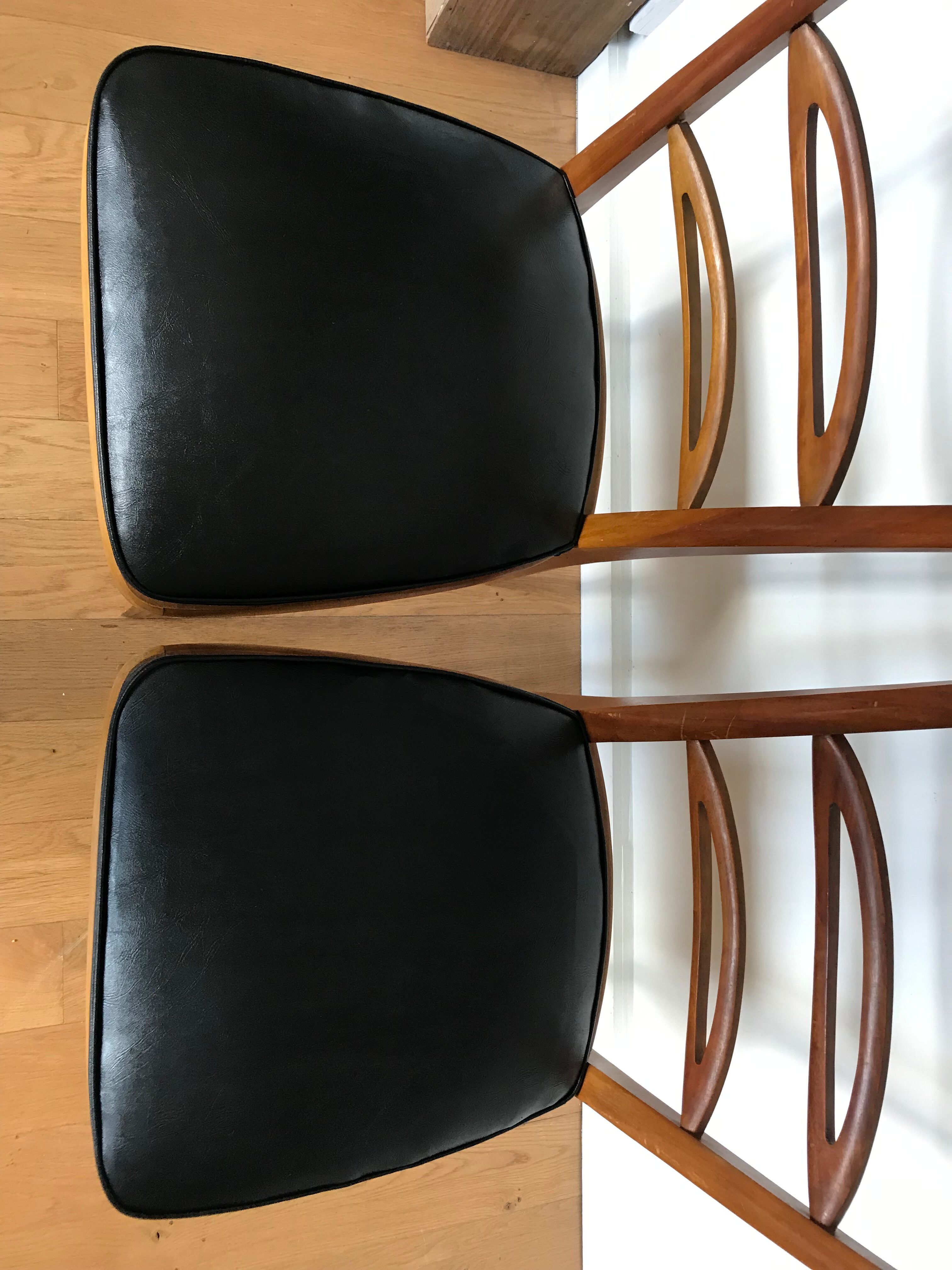 Pair of wooden chairs