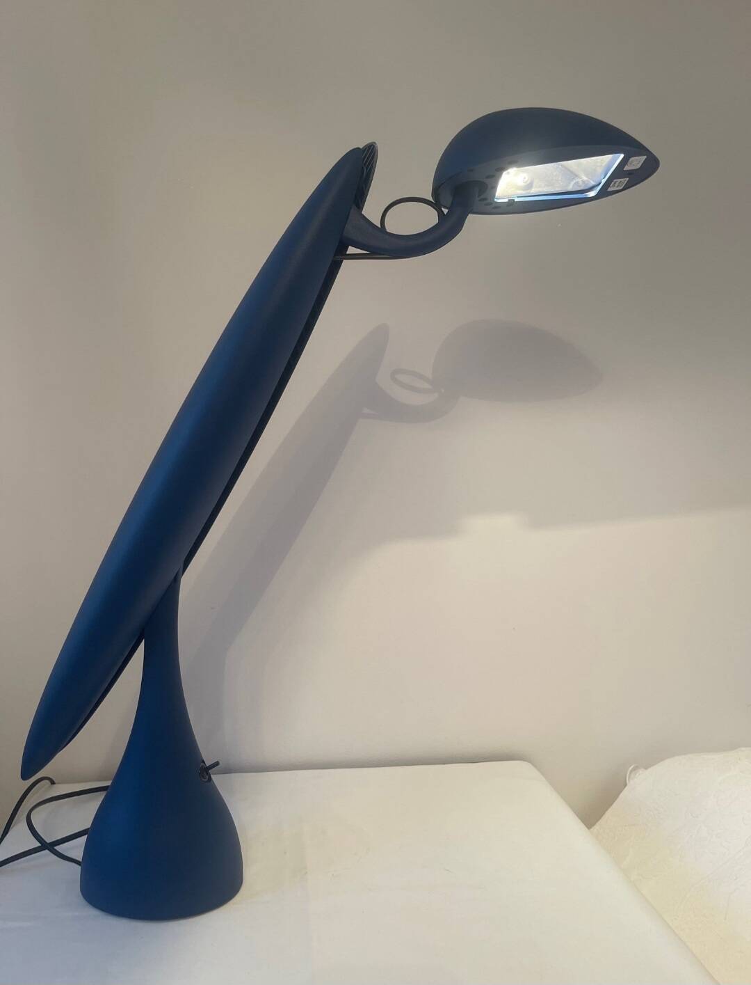Desk Lamp - ISAO HOSOE blue colour LUXO - Heron model