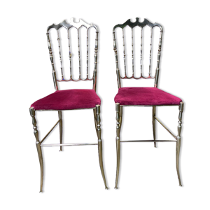 Paire de chaises italiennes