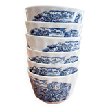 6 English porcelain bowls