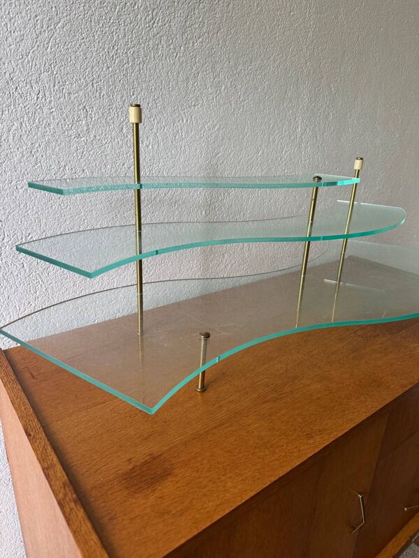 Étagère en plexiglas, années 70