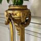 Louis XVI style planter in carved and gilded wood circa 1900