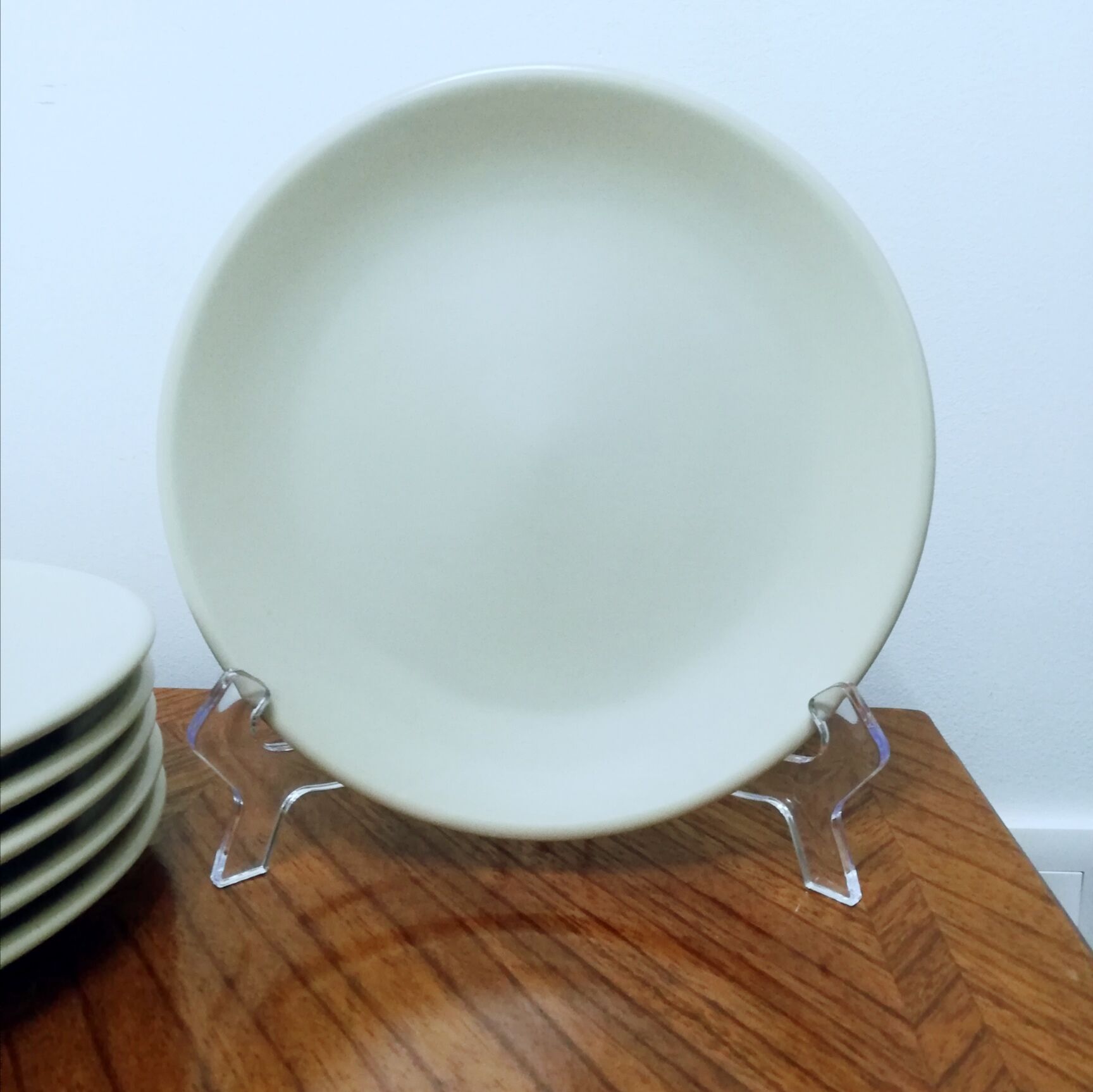 Set of 6 stoneware dessert plates