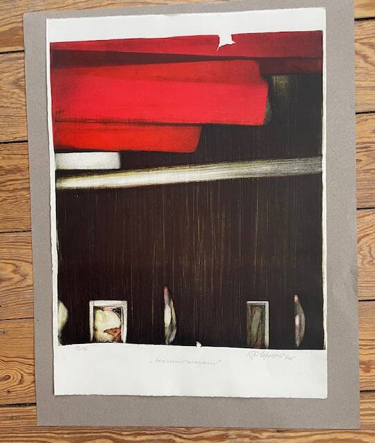 Kurt Paul Lohwasser, lithograph, 1968