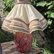 Rare 1970s Desk lamp with pleated shade