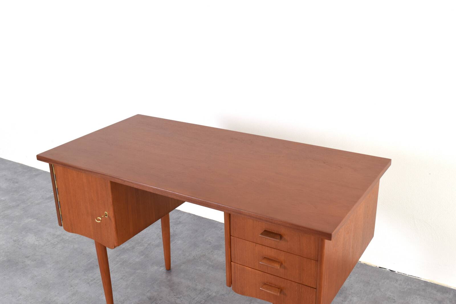 Mid-Century Danish Teak Desk, 1960s.