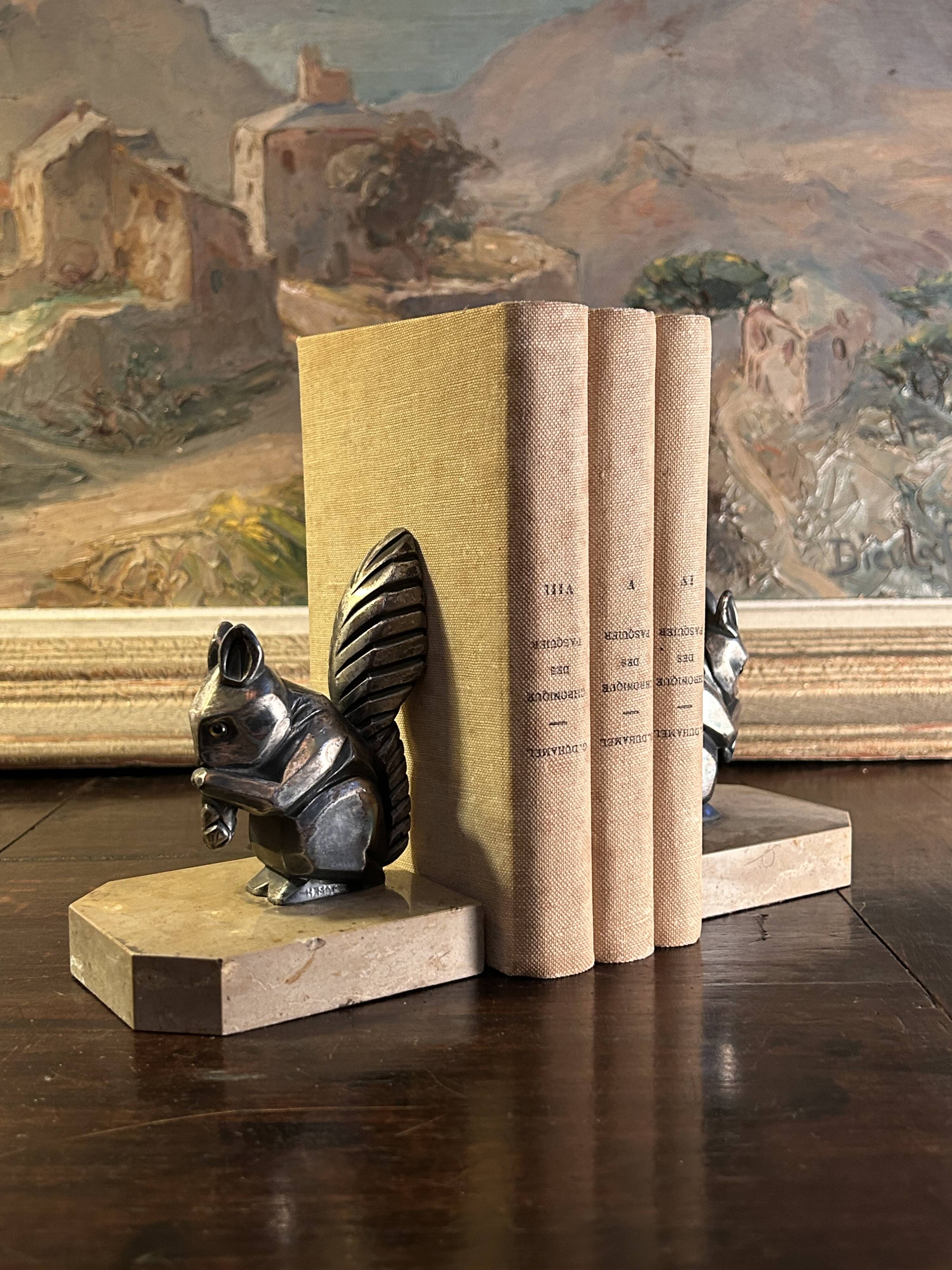 Art Deco bookends H. Moreau 1930