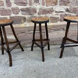 Set of 3 Bar Stools for Restaurant, Pub, Tavern