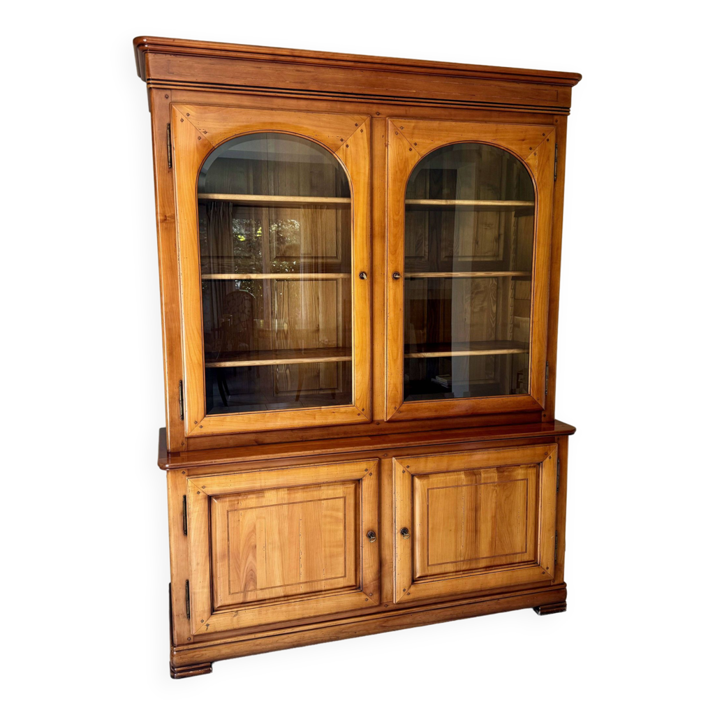 biblioth-que-vaisselier-merisier-roche-bobois-les-provinciales-selency