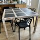 Slate and wood table