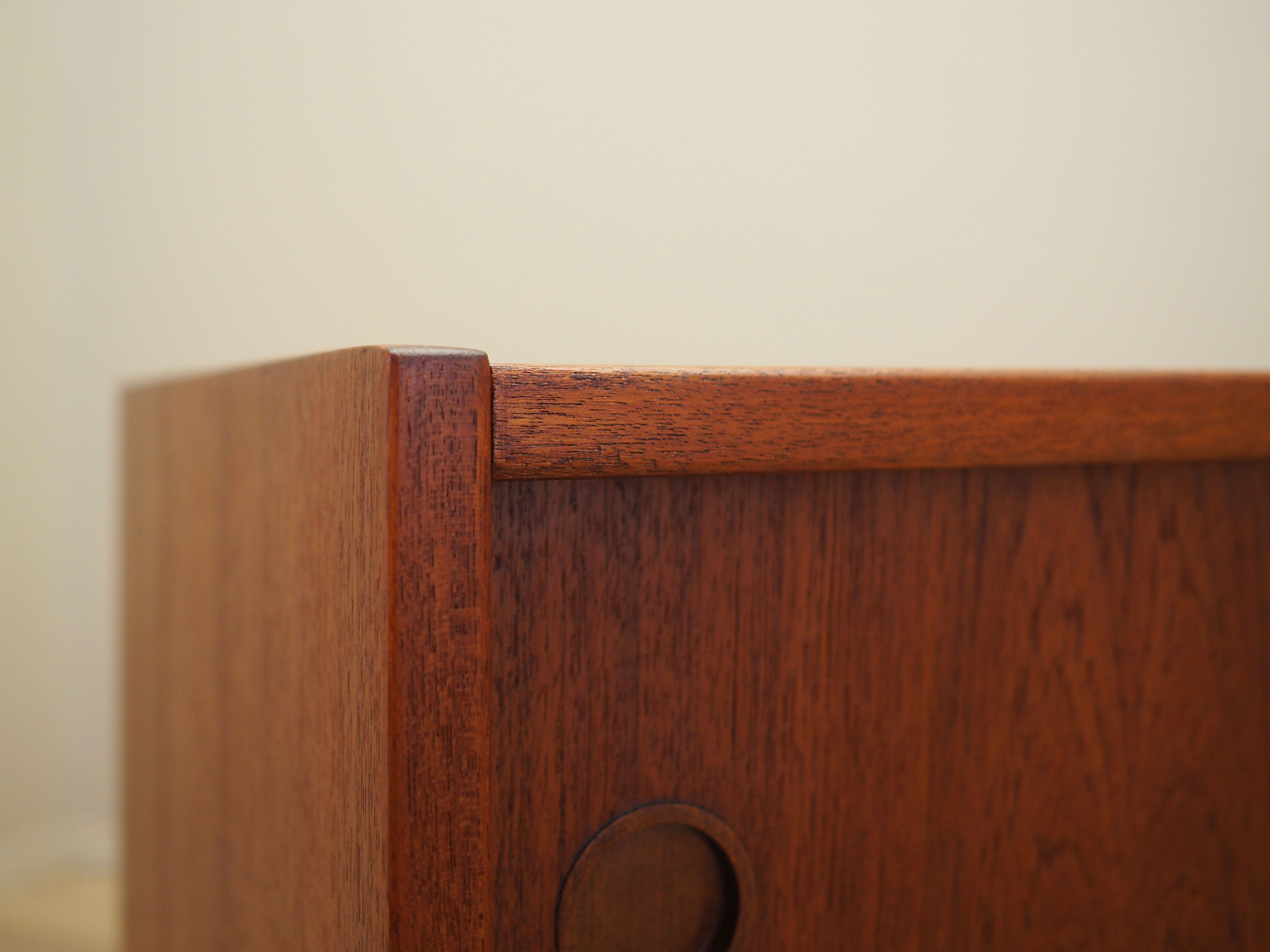 Teak cabinet, Danish design, 1970s, production: Denmark