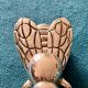 6 Bee-shaped knife holders, silver-colored metal