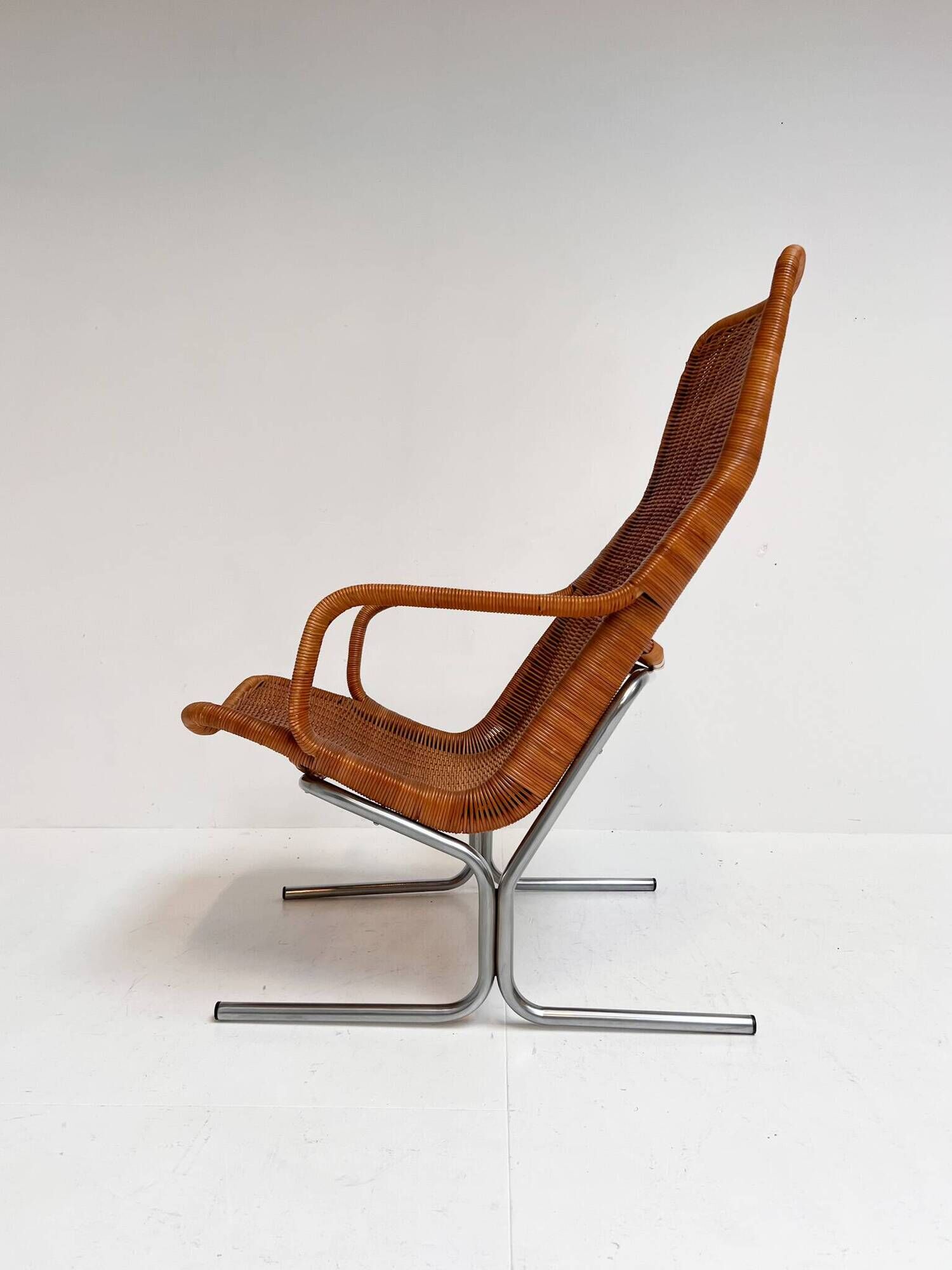 Model 514 rattan armchair by Dirk van Sliedregt, 1970’s
