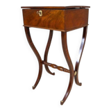 Antique Biedermeier Sewing Table, 1890s