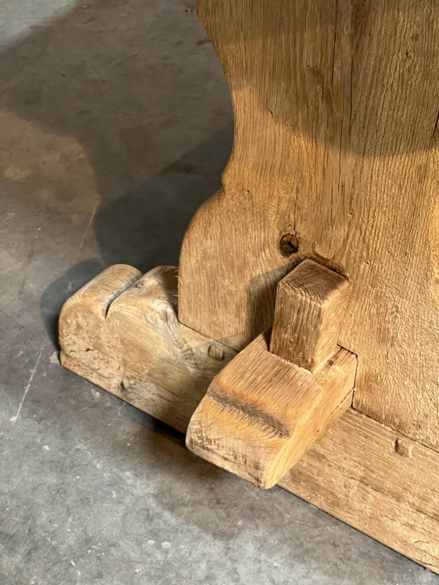 Rustic farmhouse table