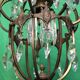 Part of a gilded bronze chandelier, Italy around 1900.
