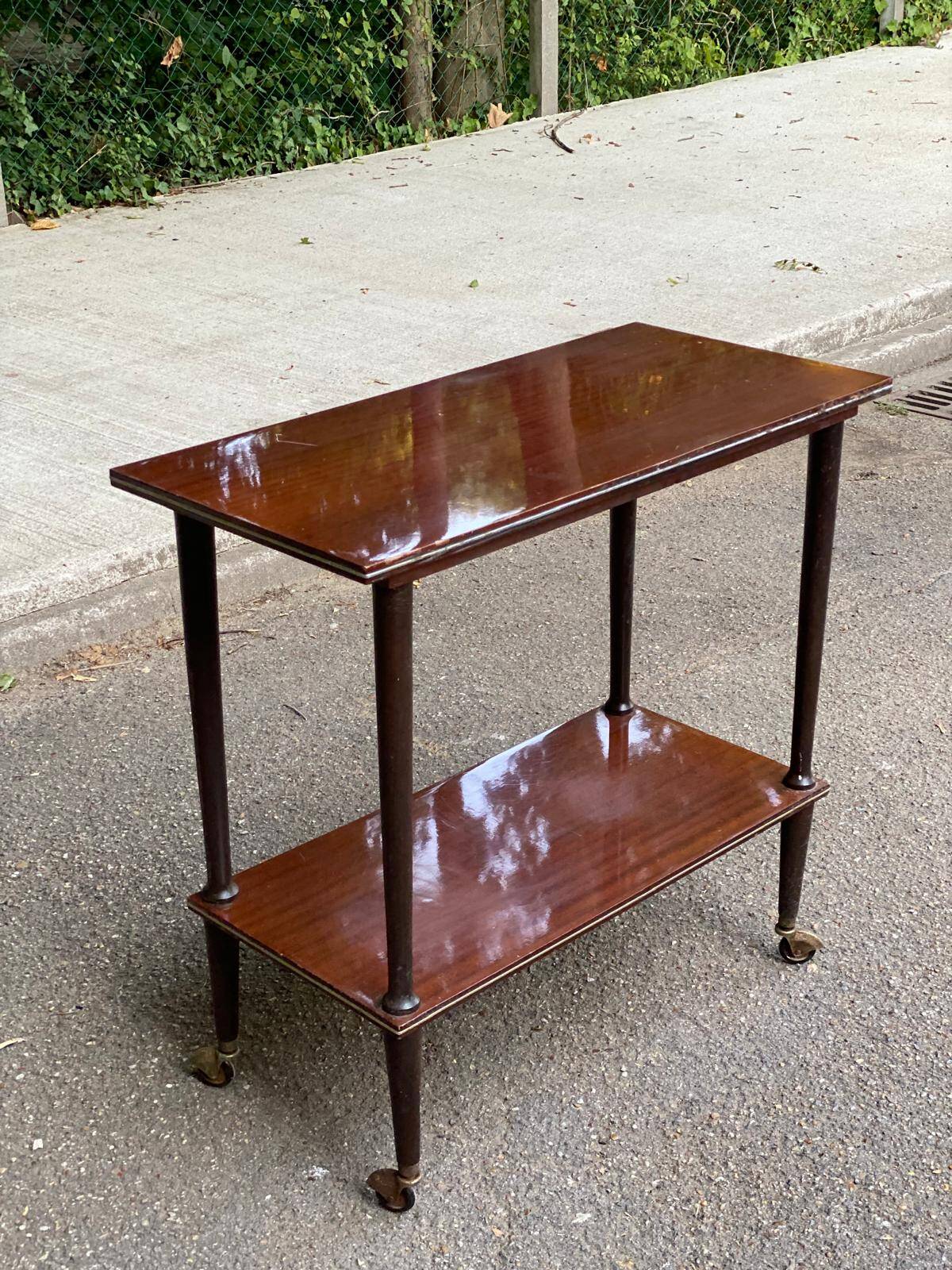 Scandinavian rosewood serving trolley 1960