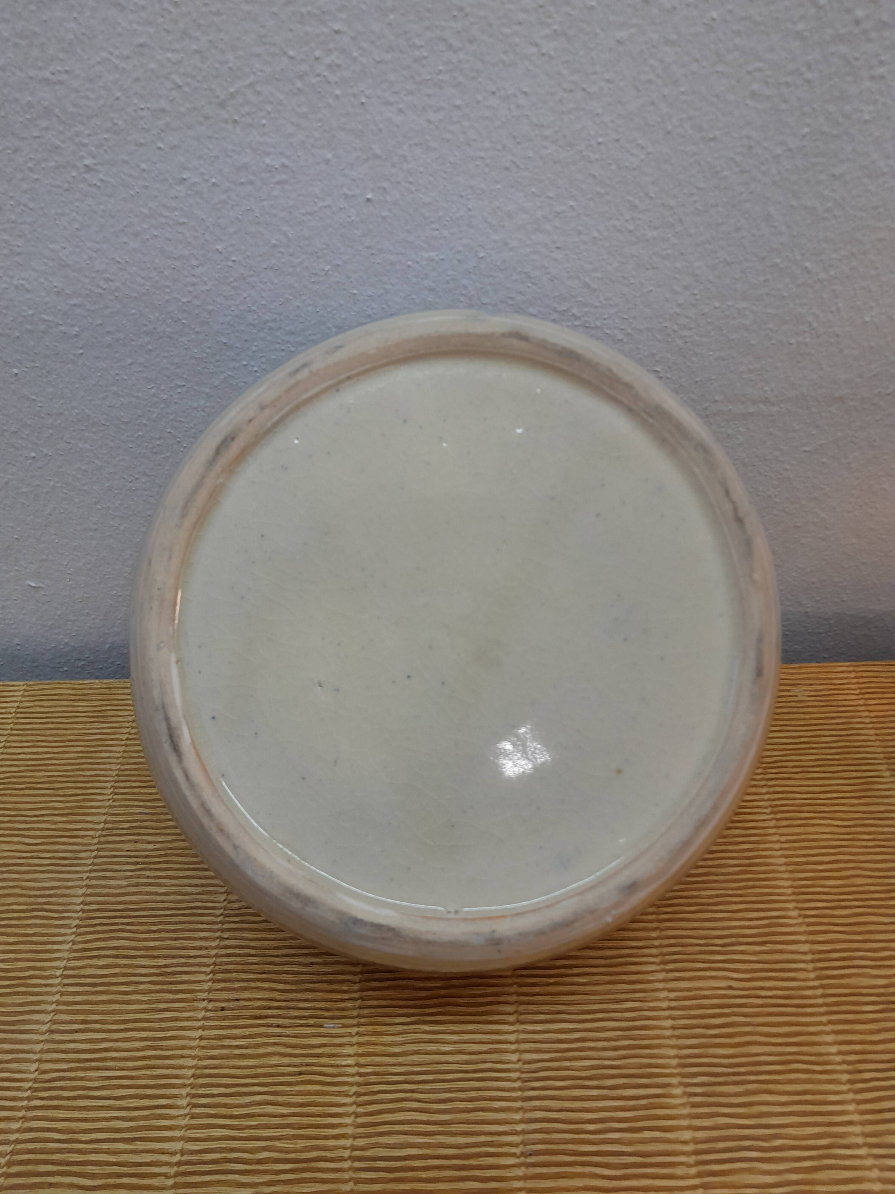 Asian blue and white ceramic ball pot