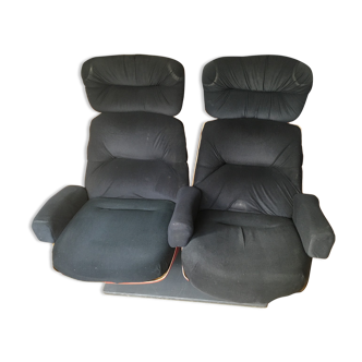 Vintage cinema chairs