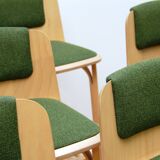 Suite of 7 Split stools, Ton
