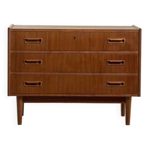 Commode vintage en teck de Gunnar Nielsen Tibergaard, Danemark 1960 — Beyit