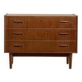 Vintage teak chest of drawers by Gunnar Nielsen Tibergaard, Denmark 1960s