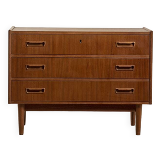 Vintage teak chest of drawers by Gunnar Nielsen Tibergaard, Denmark 1960s