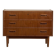 Vintage teak chest of drawers by Gunnar Nielsen Tibergaard, Denmark 1960s