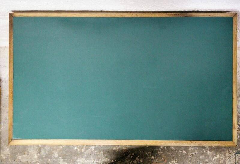 Vintage school teacher's desk
