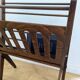 Vintage wooden magazine rack with Scandinavian design