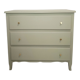 Commode vintage vert amande