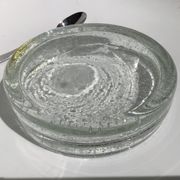 Vacuum pocket blown glass bubbled glassware Bendor