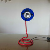 Lamp " spiral " primary colors 80s era Memphis