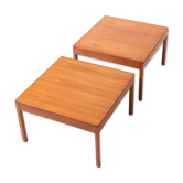 A Set of Two Side Tables in Teak - 1950's