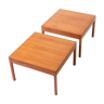 A Set of Two Side Tables in Teak - 1950's