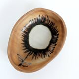 Set of 4 ceramic pieces by Madeleine Brault, Pottery of the Dove