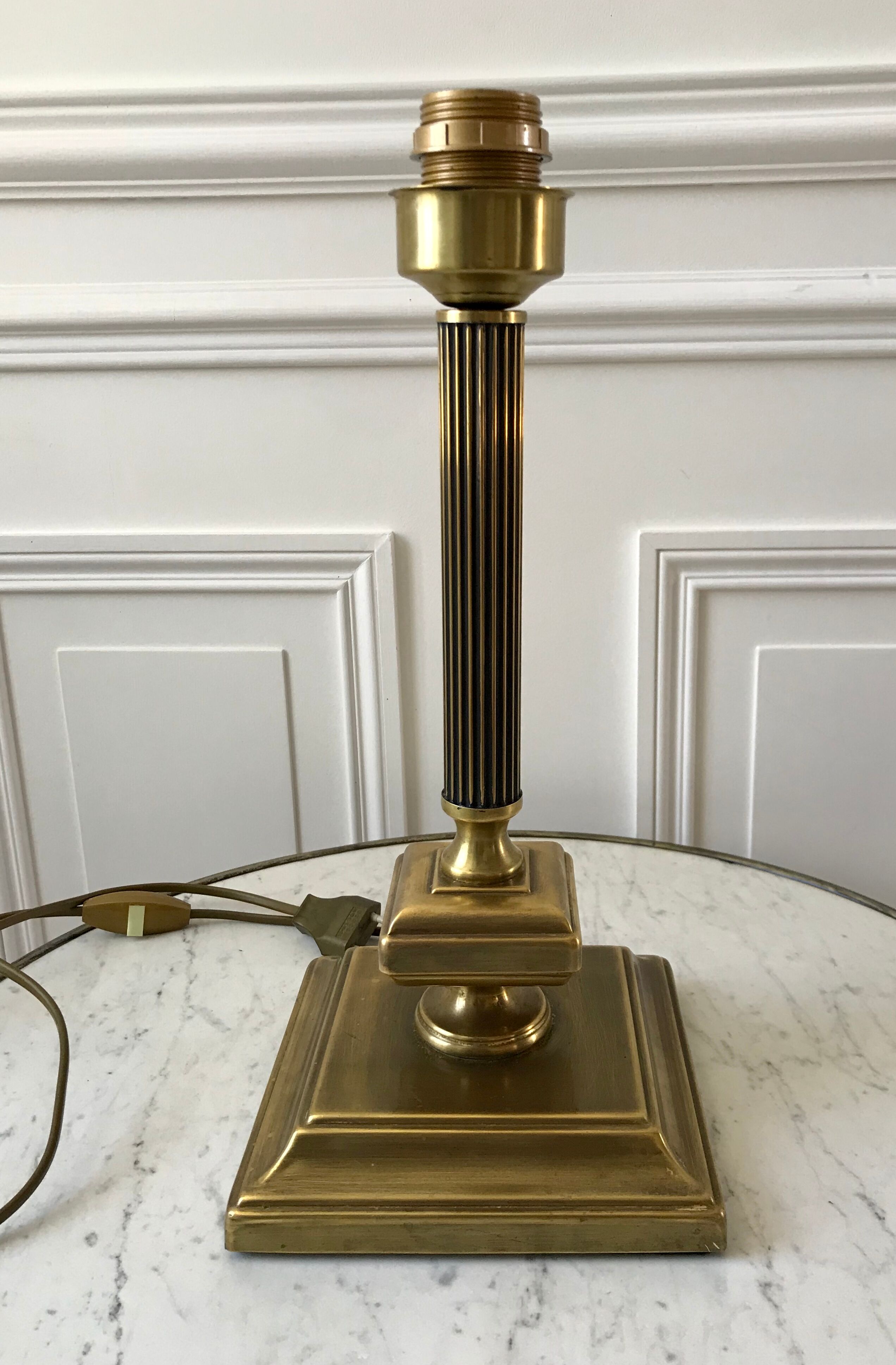 Art Deco brass lamp 30s