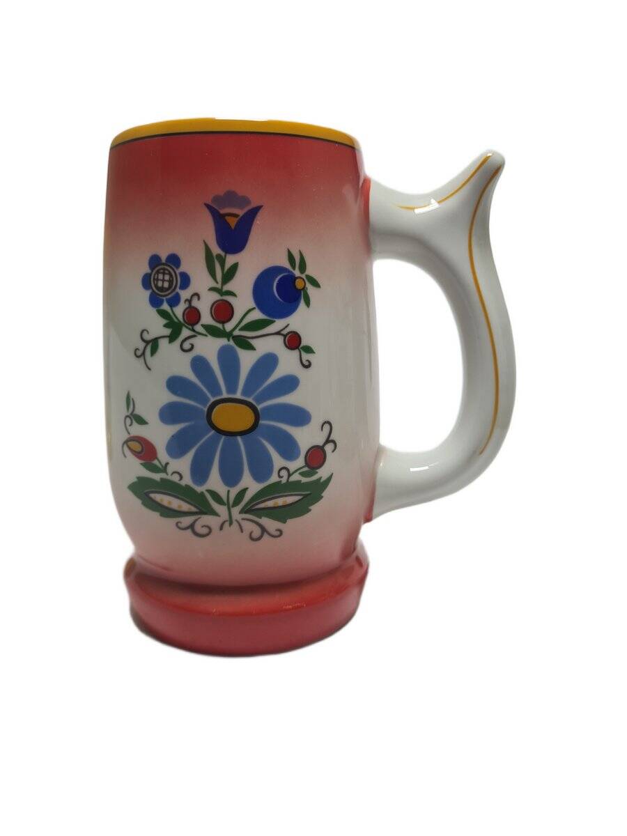 Postmodern beer cup from Lubjana, Poland, 1970s